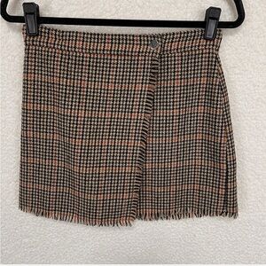 Urban Outfitters Brown Plaid Skirt